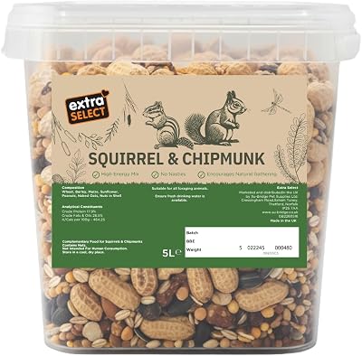 Extra Select Squirrel & Chipmunk Feed In Bucket 5ltr