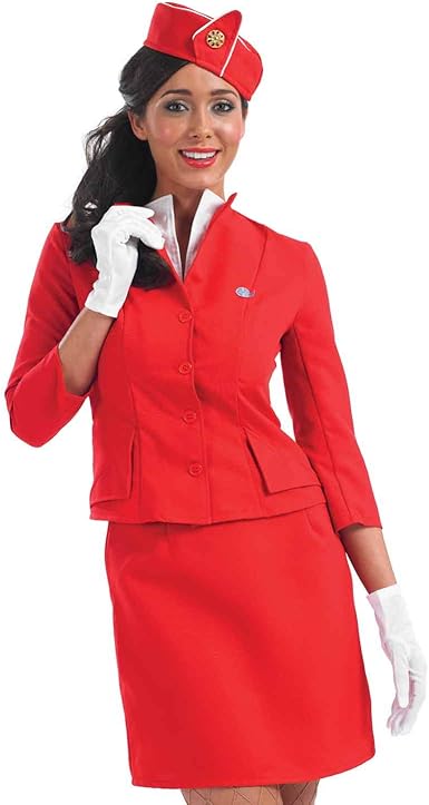 red cabin crew shoes