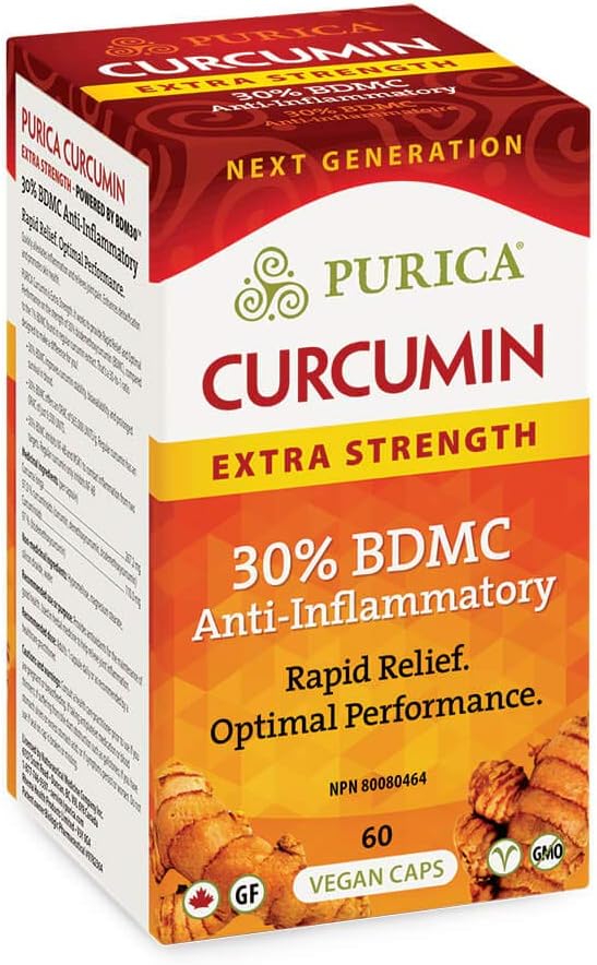 Purica Curcumin Extra Strength 60 Vegan Caps Amazon.ca Health