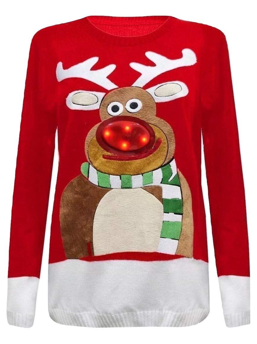 christmas jumpers with flashing lights