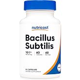 Nutricost Bacillus Subtilis (10 Billion CFU) 60 Capsules, Vegan, GMO-Free | Gluten-Free