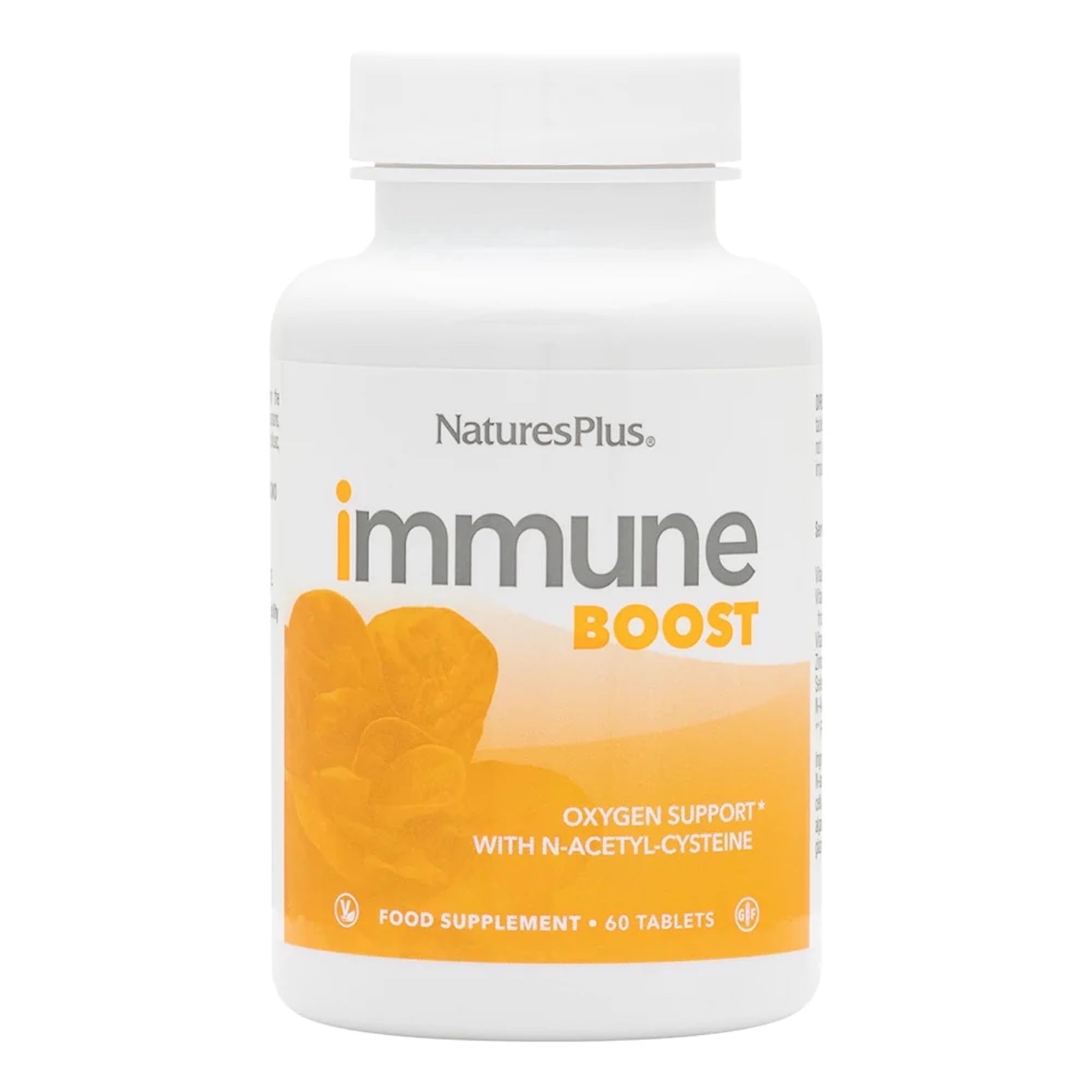 NaturesPlus Immune Boost - Complete Antioxidant Blend of Vitamin A, C, D, Zinc, Selenium, and More - Immune and Collagen Support- Vegetarian, Gluten Free - 60 Tablets