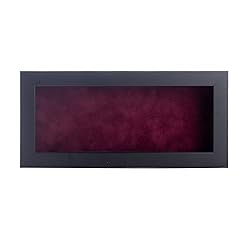 10x20 Shadow Box Frame Black Wood | with a