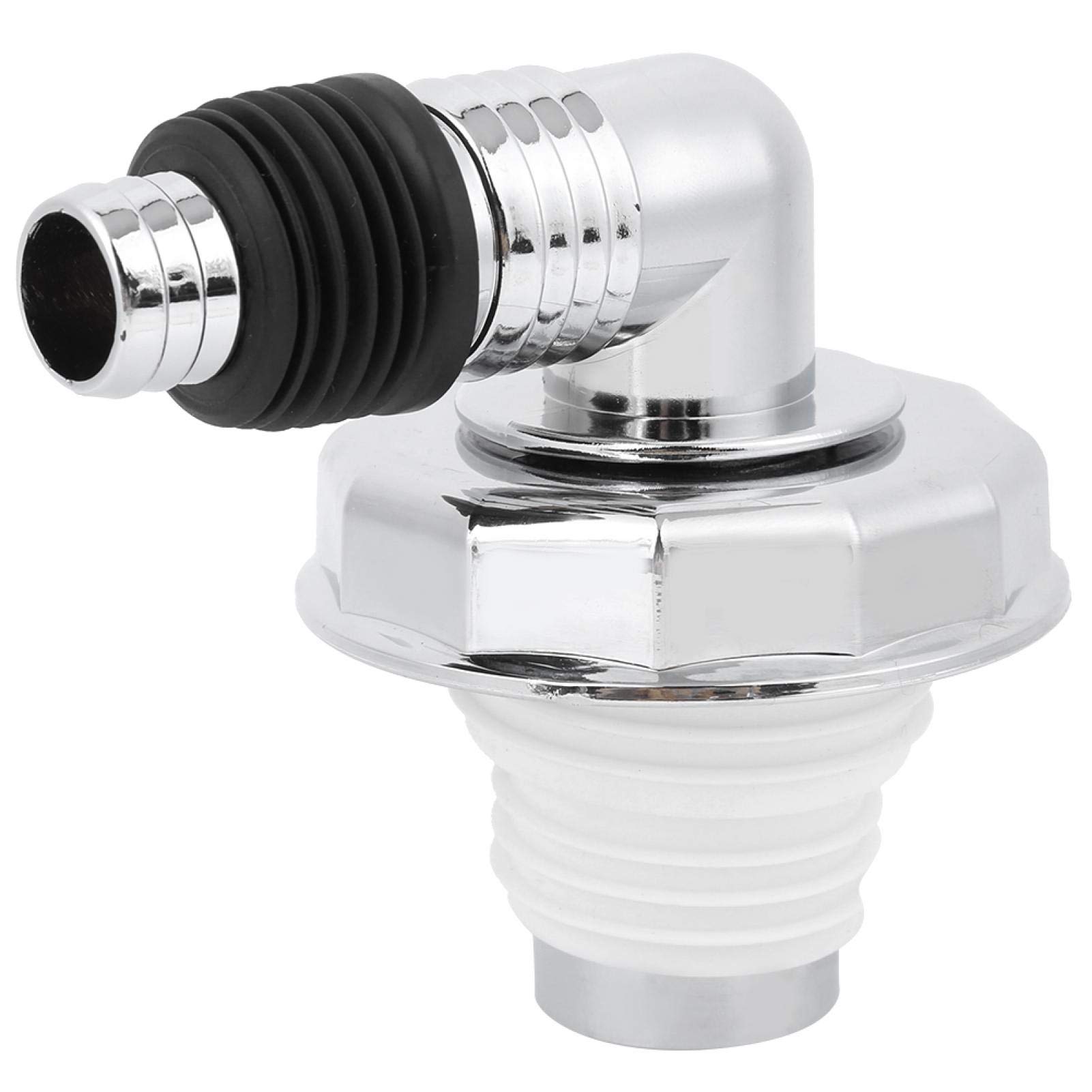 Washing Machine Floor Drain Joint PVC Chromeplate Sealing Floor Drain Connector for DIY Furniture Projects Drain Tank Drain of Toile(Floor Drain Cover Joint)