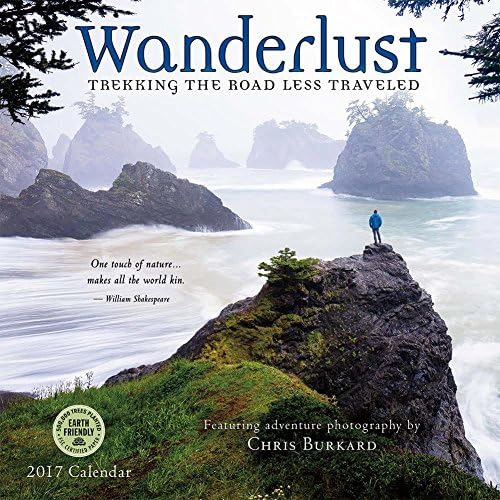 2017 wanderlust WALL CALENDAR
