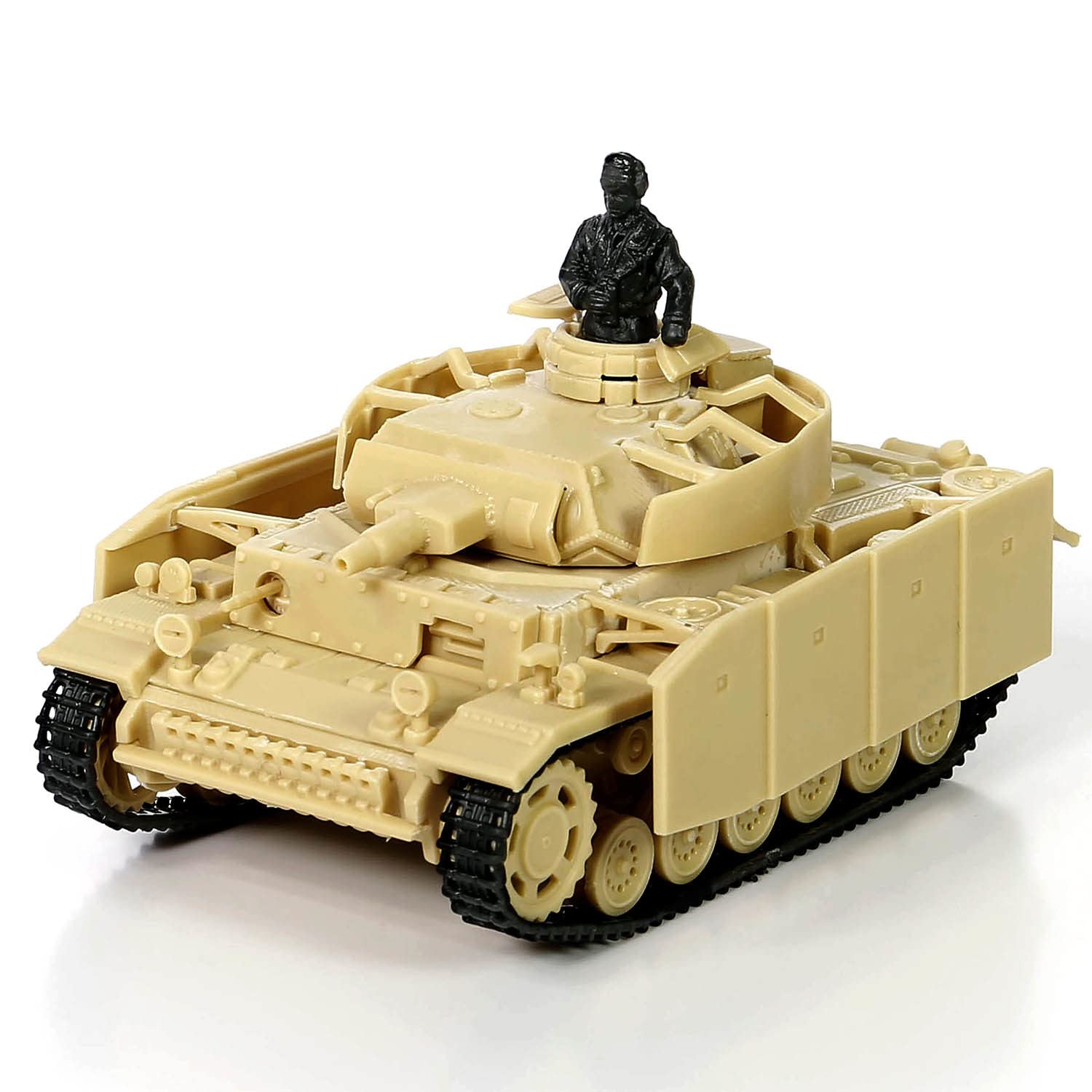 Forces of Valor 1:72 German Panzer III AUSF.N Norway 1945 - Standing Model, Model Building, Diorama Model, Military Model Building, Plastic Kit, Sand Brown/Sand Brown