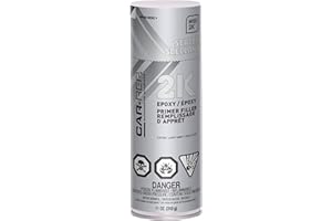 Car-Rep® 2K Epoxy Primer Filler, Easy Application, Fast Drying, Unlimited Pot Life, Light Grey,11oz Aerosol Can