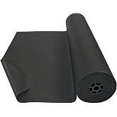 Colorations Dual Surface Paper Roll, Black, 36" x 1000' | Textured Paper, Classroom Arts &amp; Crafts Supplies, Bulletin Board, Gift Wrapping, Chalkboard Wallpaper