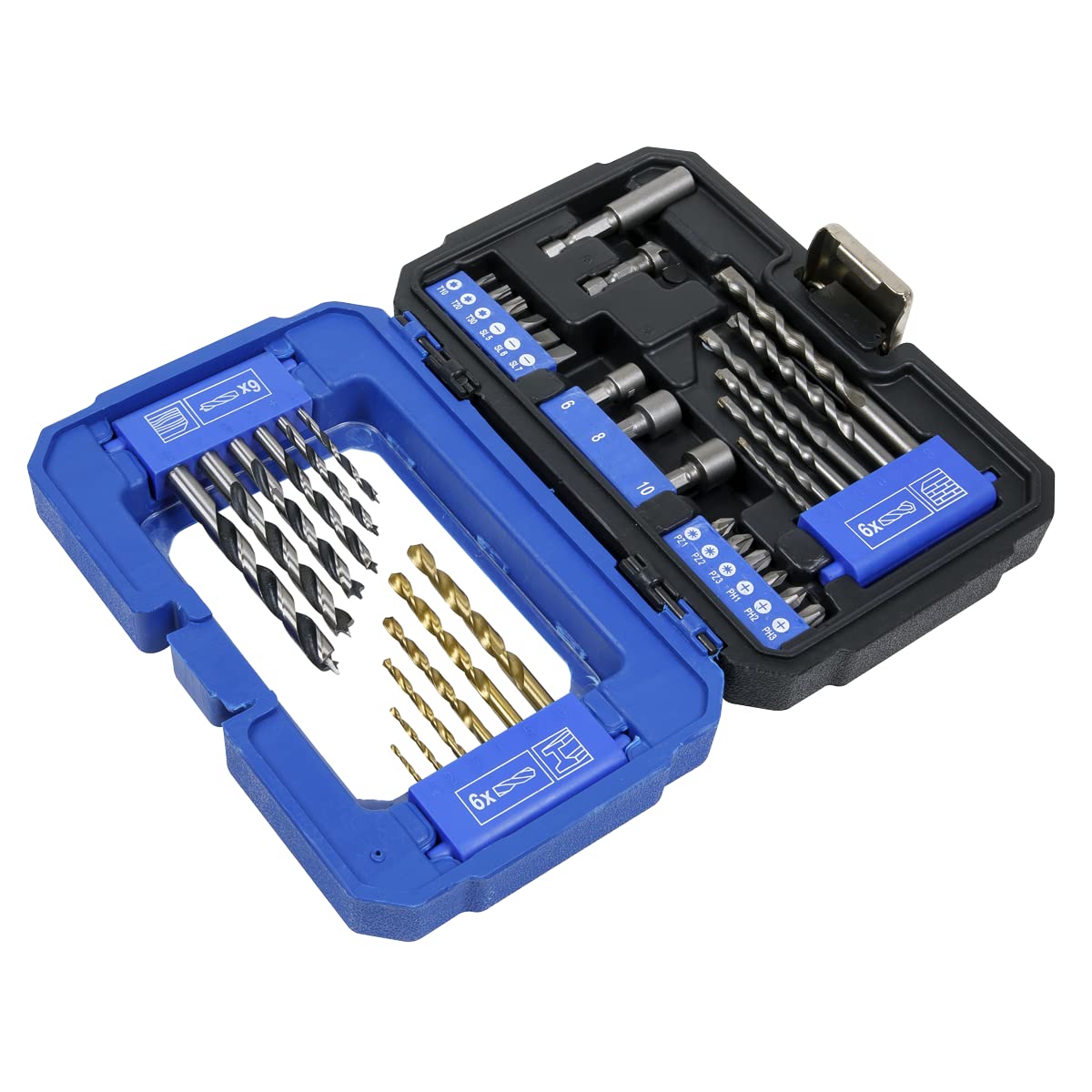 Sealey Drill & Bit Accessory Set, 35pc AK3735