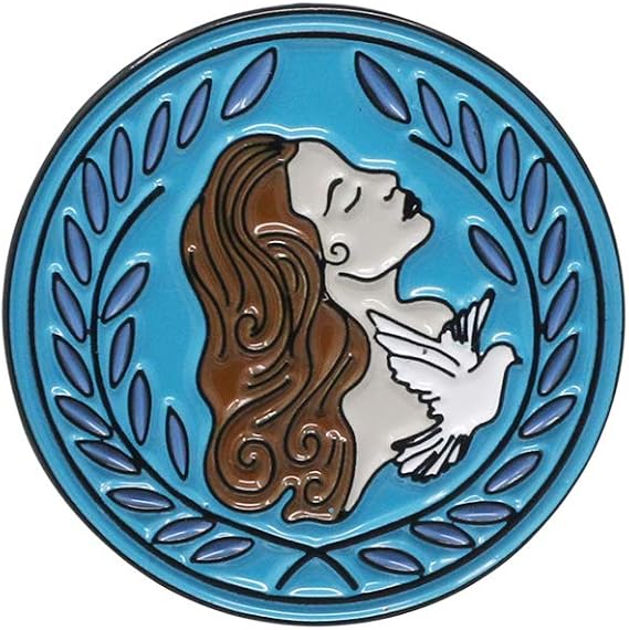 Amazon Wizardpins アフロディーテ ギリシャ神話 愛の女神 ラウンドエナメルラペルピン タイピン タイタック 通販