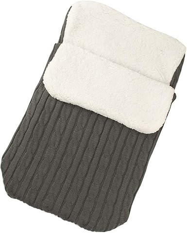 knitted pram sleeping bag