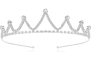 Lovelyshop Girls Royal Rhinestone Tiara for Birthday Princess Party