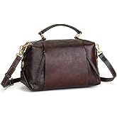 Zhuoliang Genuine Leather Crossbody Bags for Women Wristlets Handbags Purse Small Satchel Clutch Shoulder Bag