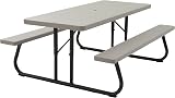 Lifetime 22119 6 ft Picnic Table Putty Brand Lifetime 6 ft Picnic Table view 1