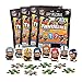 Party Animal NFL TeenyMates Collector Tin, 4 NFL Series 5 Blind Packs Inside