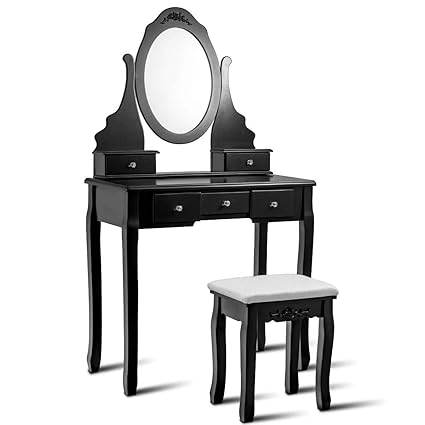 Amazon Com Globe House Products Ghp Black Nz Pine Mdf 5 Drawer