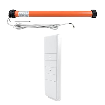 3T-MOTORS Funk Rollladenmotor mit Handsender, Rollladen Motor und Fernbedienung, Rolladenmotor, Rollladenantrieb, Funkfernbed