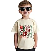 Boys Girls Kids Christmas Shirt Toddler Ugly Xmas T-Shirt Short Sleeve Cotton Tee Top 2T-8Y