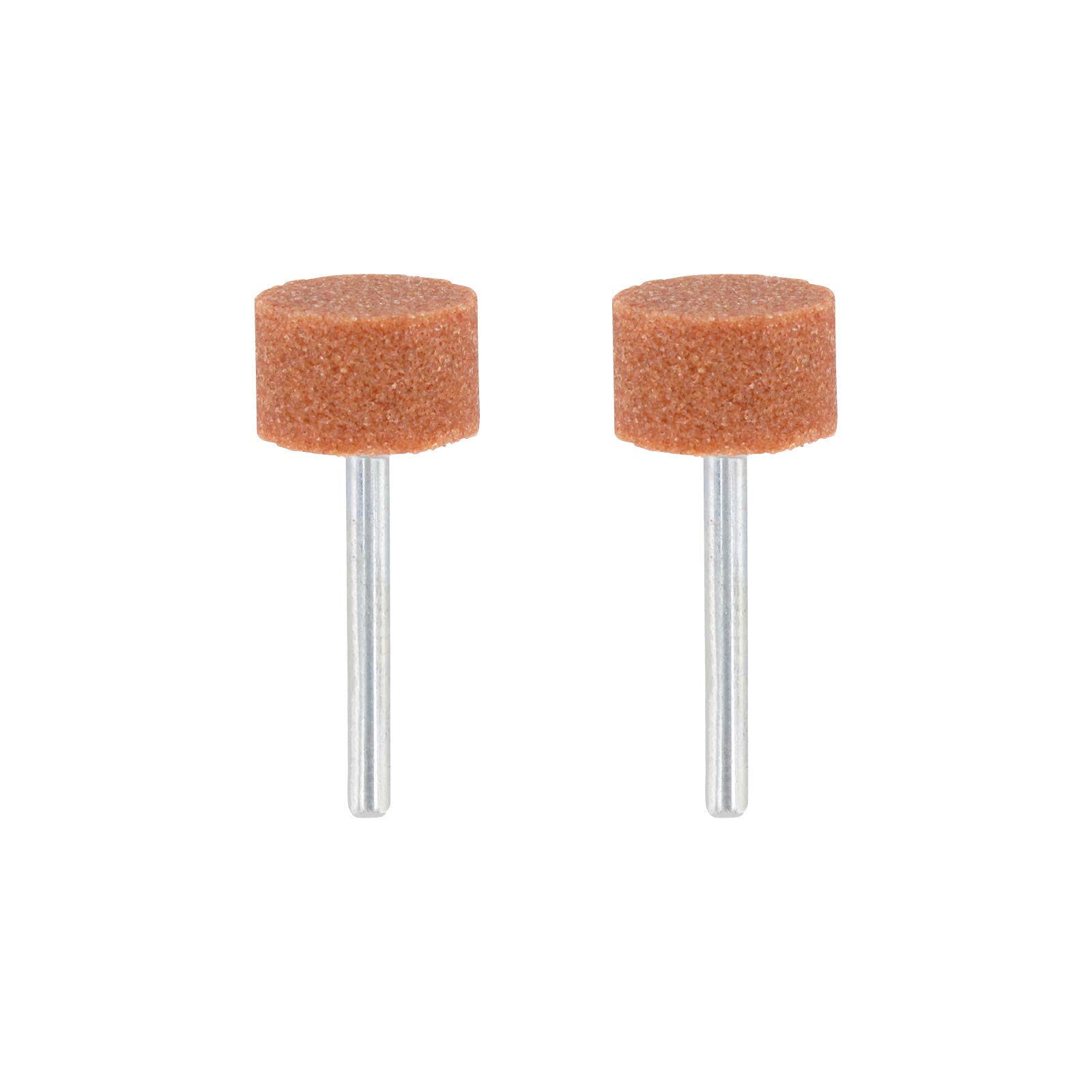 Dremel 8193 Aluminium Oxide Grinding Stones Accessory Set, 2 Cylindrical Grinding Stones for Grinding and Sharpening Metals (15,9 mm)