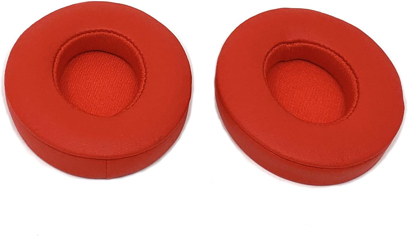 Replacement Earpads Cushion Cover for Beats Solo 2 / Solo 3 Wireless Headphones Solo3 (Red) - Image 3