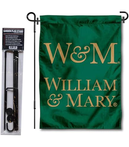William & Mary Tribe Garden Flag With Stand - 13x18 Inch Double Sided, Steel Pole Holder, Officially Licensed College Decor - View #4