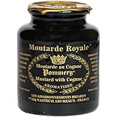 Royal Mustard Pommery Mustard with Cognac in Pottery Crock, 8.8 oz