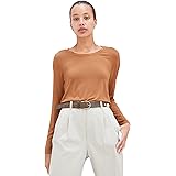 GAP Women's Luxe Long Sleeve Crew Neck Tee T-Shirt