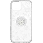 OtterBox iPhone 14 & iPhone 13 Otter + Pop Symmetry Series Clear Case - Flower of Month (Clear), Integrated PopSockets PopGrip, Slim, Pocket-Friendly, Raised Edges Protect Camera & Screen