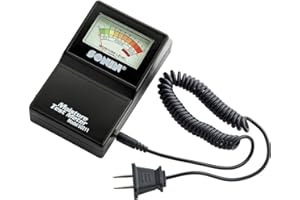 Sonin Moisture Meter 50211 – Robust 10-28% Analog Scale for Wood, Concrete, Plaster, Carpet & More – Dual Reading Scale, Not Including 9-Volt Battery – 1-Year Warranty, 1-lb Weight