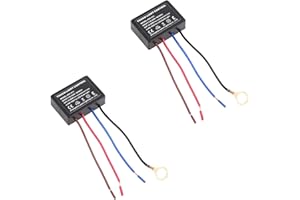 2Pcs Touch Lamp Control Module, Touch Lamp Sensor Replacement Kit, Touch Dimmer Switch 3 Way Dimming Function Touch, Switch T