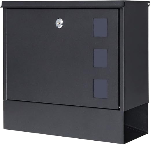 Retour Colissimo Boîte Aux Lettres Amazon Jssmst Boîte aux lettres murale avec serrure à clé Taille L: Amazon.ca