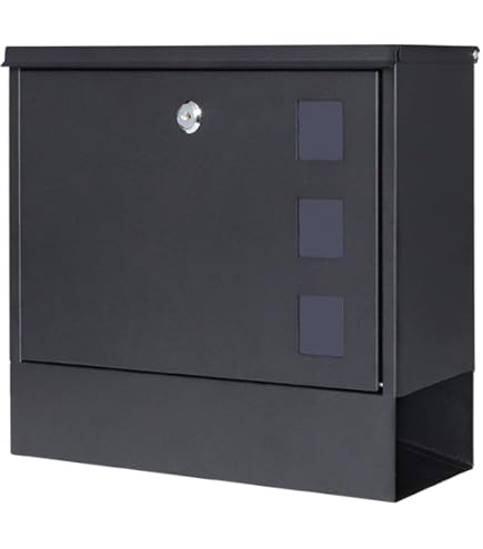 KYODOLED Locking Mailbox Wall Mount, Locked Mail Boxes