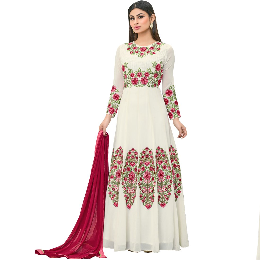 mouni roy anarkali suit