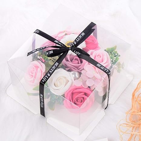 Buy Poseca Handmade Artificial Flower Romantic Soap Rose Gift Box