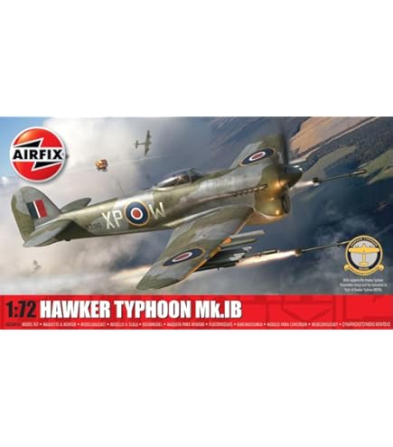 エアフィックス 1/72 イギリス空軍 ホーカータイフーン Mk.IB プラモデル X2041 khxv5rg Amazon.com: Airfix Hawker Typhoon Ib 1:72 WWII Military