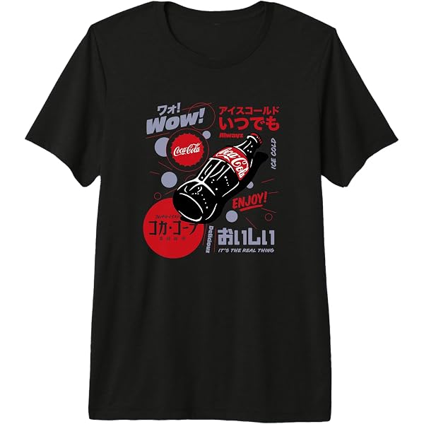 Amazon.com: Coca-Cola Japanese Retro Poster Enjoy Coke Classic T