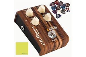 LR Baggs Align Series Reverb Acoustic Guitar Effects Pedal Bundle w/ 12x Picks and Liquid Audio Polishing Cloth