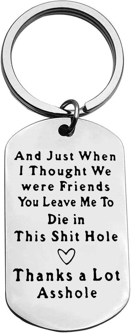 Huwujiu Colleague Leaving Gifts Colleague Keyring Funny Going Away Gift Coworker Thank You Gifts New Job Gift for Colleagues Goodbye Gift Retirement Gift Farewell Gift for Coworker