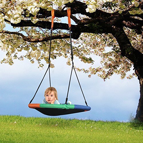 Children’s Tree Swing with Hanging Ropes 400lb Tree Swing Hanging Kit