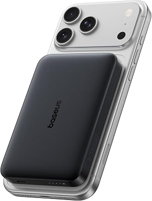 EnerFill FM21 Qi2.2 25W Powerbank Magsafe, 10000mAh Power Bank Magnetico, PD USB C 45W Ricarica Rapida, Batteria Esterna per iPhone 18/17/16/15/14 Pro Max