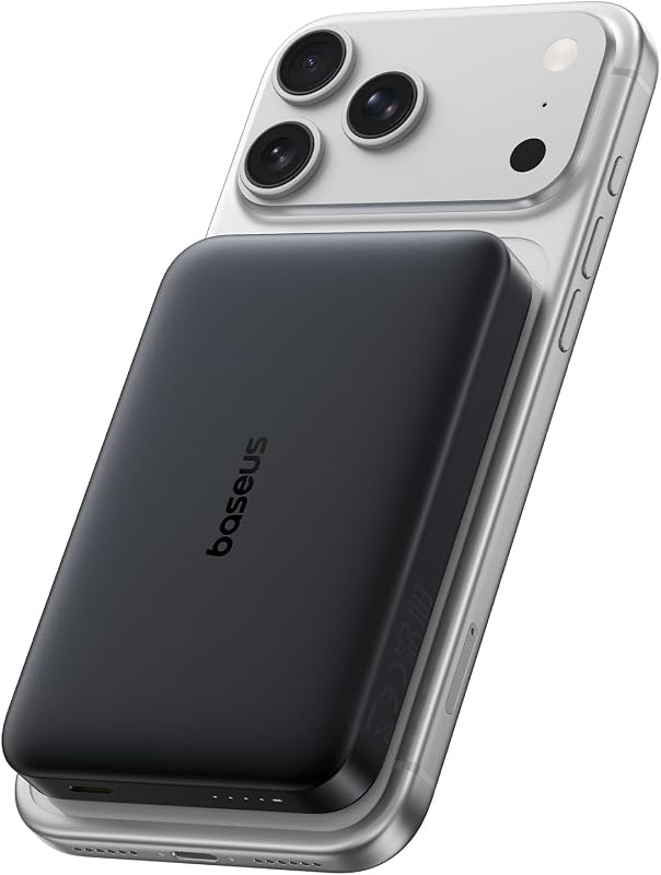 EnerFill FM21 Qi2.2 25W Powerbank Magsafe, 10000mAh Power Bank Magnetico, PD USB C 45W Ricarica Rapida, Batteria Esterna per iPhone 18/17/16/15/14 Pro Max