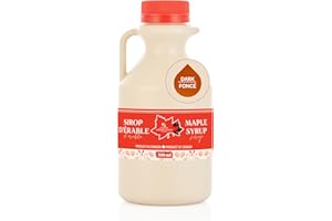 Little Quebec Sugar Shack Canadian Maple Syrup – 500ml Jug | Dark Robust Taste | Ideal for Pancakes, Gifting & Cooking | 100%