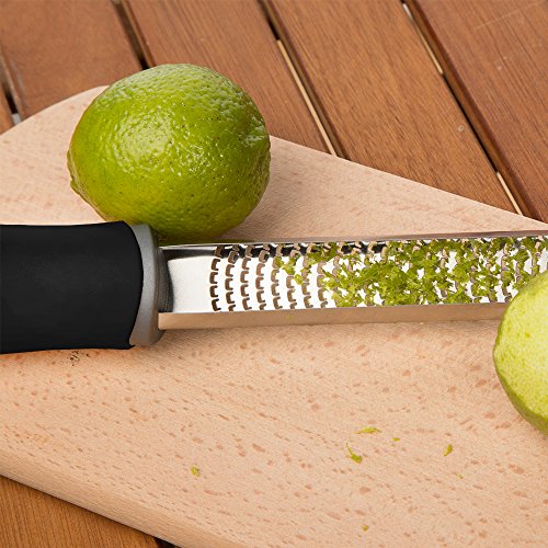image for SqueeZard Lemon Zester Grater-Professio Stainless Steel Blade for Citr