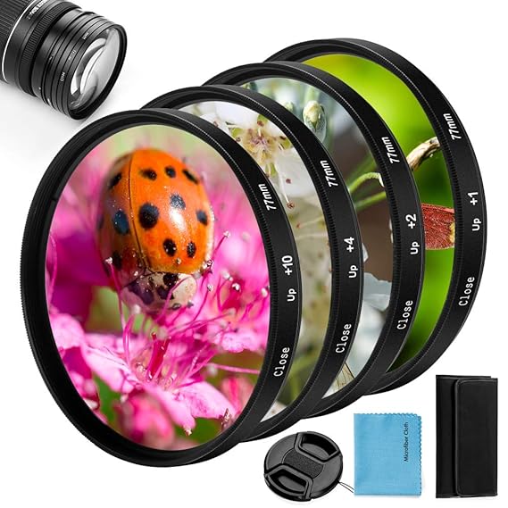 58mm Closeup Filter Kit,Fotover 4 Pieces Macro Filter Amazon.co.uk