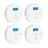 4 Pack Combination Smoke and Carbon Monoxide