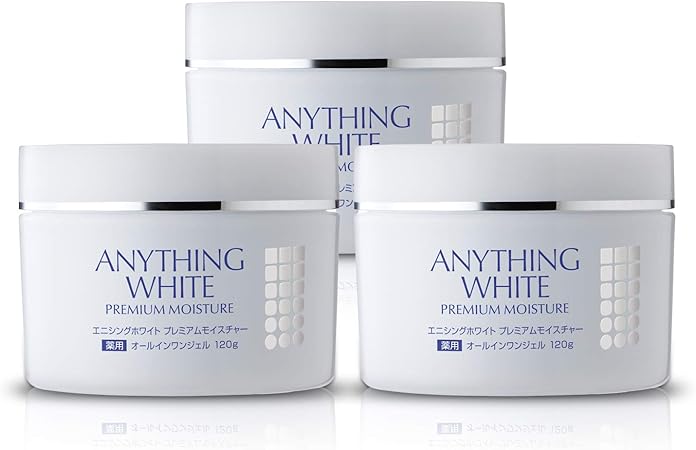 Amazon エニシングホワイト Anything White 公式 プレミアムモイスチャー 薬用 オールインワン ジェル 美白 医薬部外品 360g 1日分 Anything White エニシングホワイト オールインワン 通販
