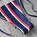 YAUASOPA Women Striped Triangle Bikini Sets Female Top Tie Side Bottom Padded Swimsuit (Small(2-4), blue)