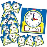 Junkin 25 Pcs Teaching Clock Kit, Clocks Practice