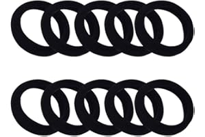 10Pcs Seamless Elastic Rope Hairband Hair Band Ponytail Holder Bracelets Black .Nice and Attractive