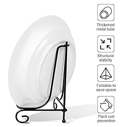 Vivinin 6 Pack Metal Plate and Picture Frame Stands